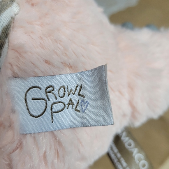 Demdaco growl Pals I've got a unicorn horn for dreaming-pink/grey - Picture 2 of 4